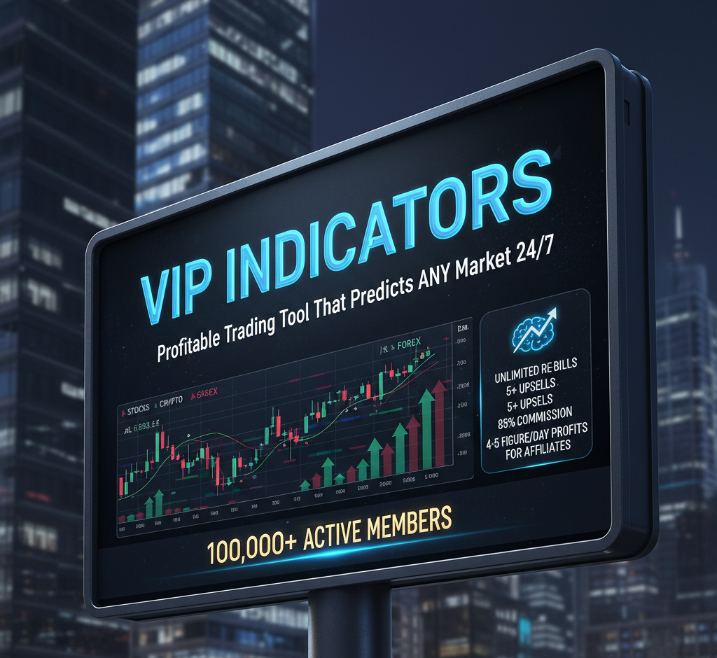 Vip Indicators - Profitable Trading Tool That Predicts ANY Market 247