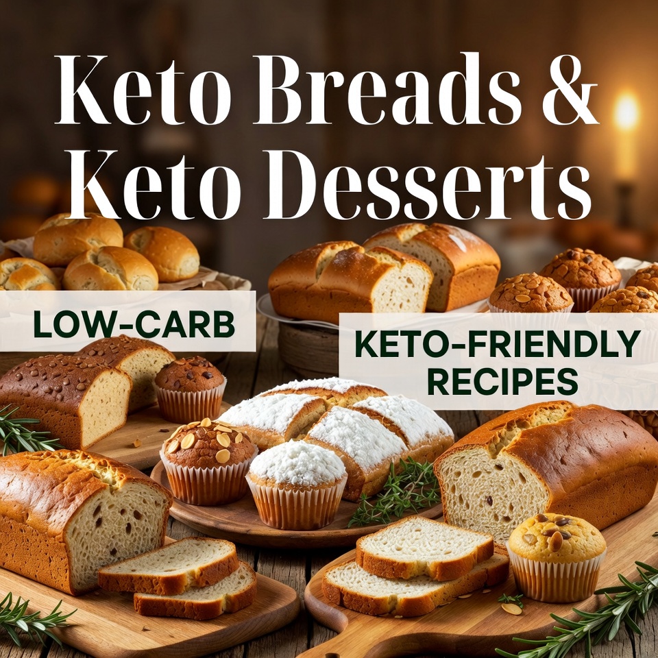 Keto Breads & Keto Desserts
