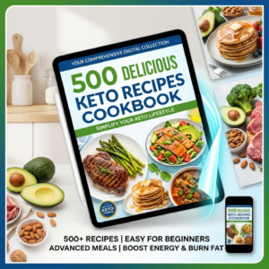 500 Delicious Keto Recipes Cookbook